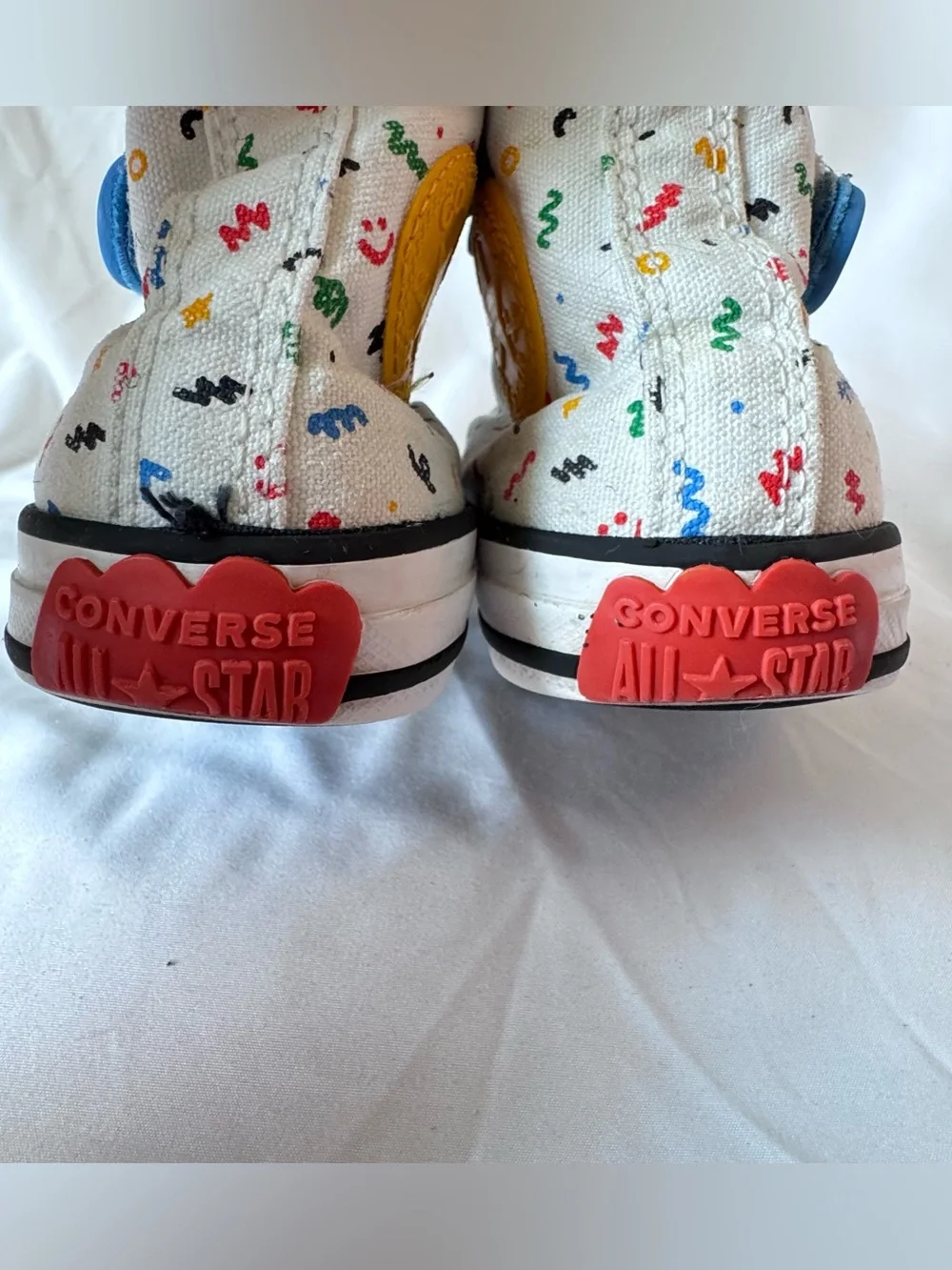 Converse Chuck Taylor All Star Easy On Doodles High-Top Big Kids Sneakers Sz 13